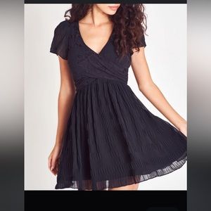 Loveshack Fancy “Patrona” silk embroidered mini dress